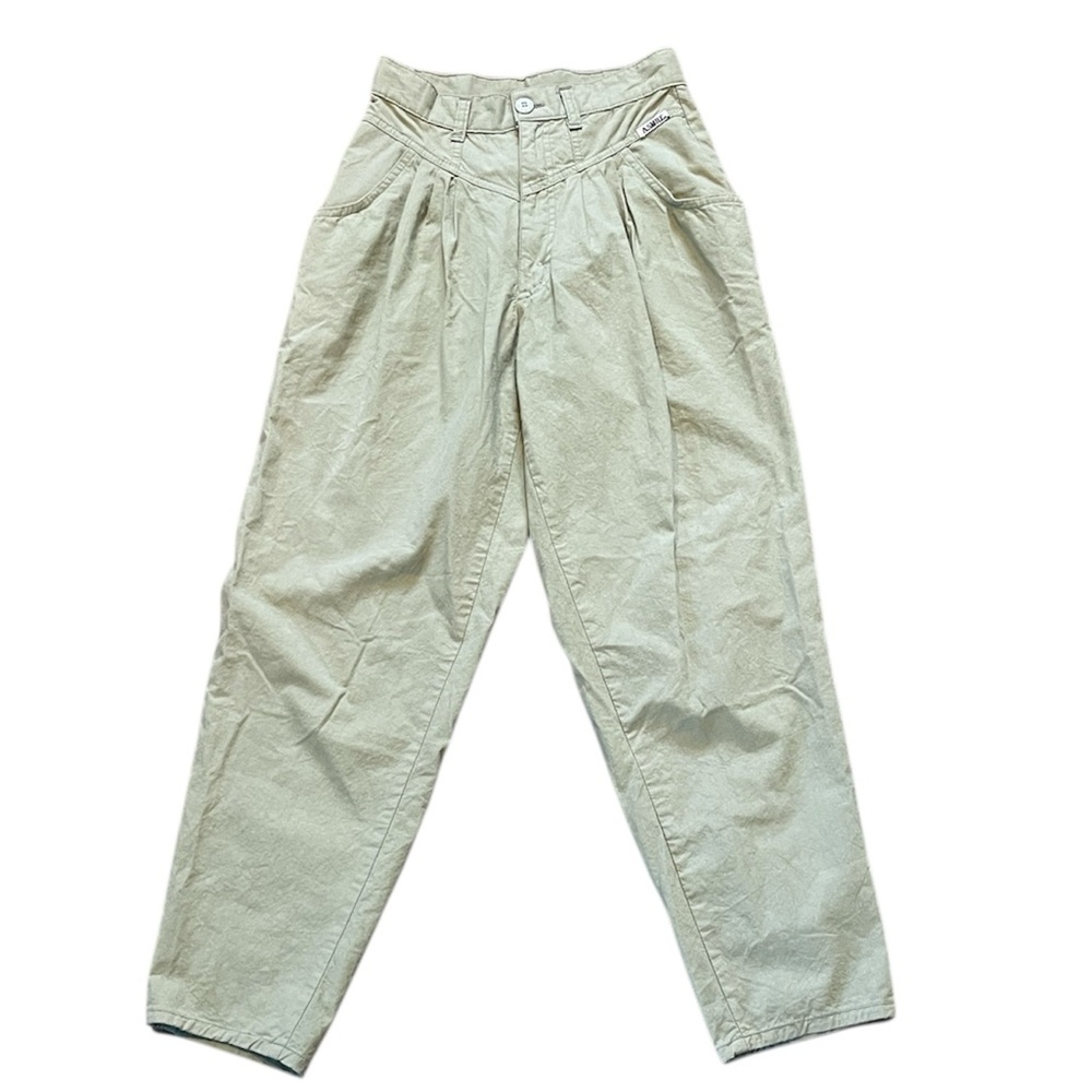 Retro A.Smile‎ Empire High Waist Tapered Leg 80’s Pants